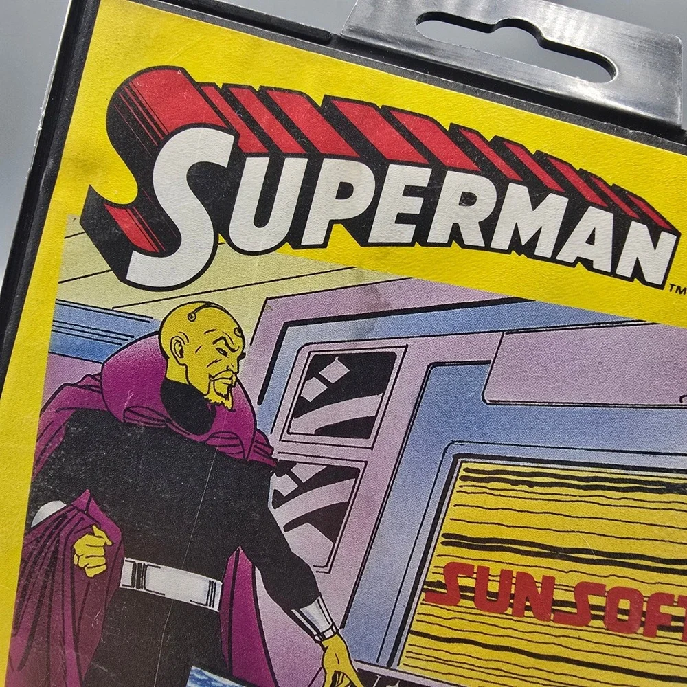 Superman Sunsoft Sega Genesis Game OEM Original Case 16-Bit Retro Video Game